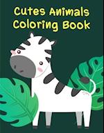 cute animals coloring book