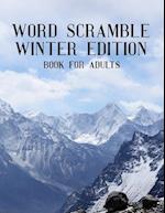 Word Scramble Winter Edition Book For Adults