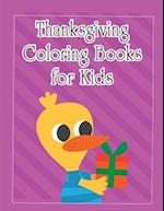 Thanksgiving Coloring Books for Kids