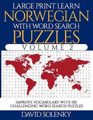 Large Print Learn Norwegian with Word Search Puzzles Volume 2