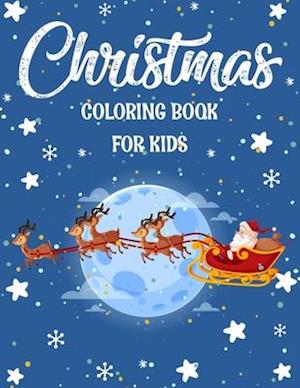 Christmas coloring book for kids.