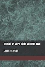 Somali V1 Verb Lists Volume Two: Second Edition 