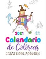 Calendario de Colorear 2021 cosas espeluznantes (edición españa)