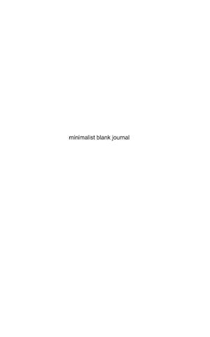 stunning minimalist blank Page Journal sir Michael Huhn designer edition