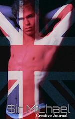 UK British Flag sexy Sir Michael designer creative blank Journal 