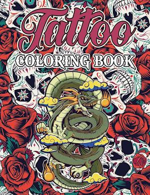 Tattoo Coloring Book for Adults