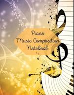 Piano Music Composition Notebook 