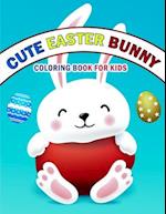 Cute Easter Bunny  Coloring Book For Kids