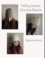 Falling Leaves Slouchy Beanie Knitting Pattern