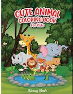 Cute Animal Coloring Book For Kids