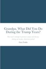 Grandpa, What Did You Do During the Trump Years? 