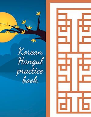 Korean Hangul practice book