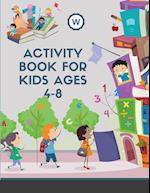 Activity Book for Kids Ages 4-8