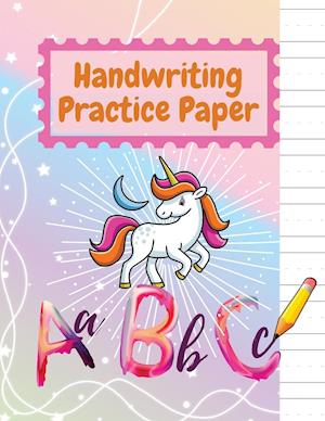 Adorable Kindergarten writing paper with lines for ABC kids | Notebook with Dotted Lined Sheets for K-3 Students