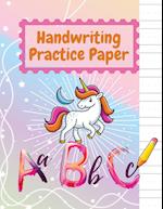 Adorable Kindergarten writing paper with lines for ABC kids | Notebook with Dotted Lined Sheets for K-3 Students 