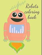 Robots coloring book 