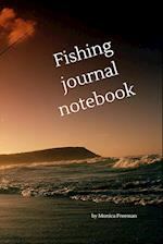 Fishing journal notebook