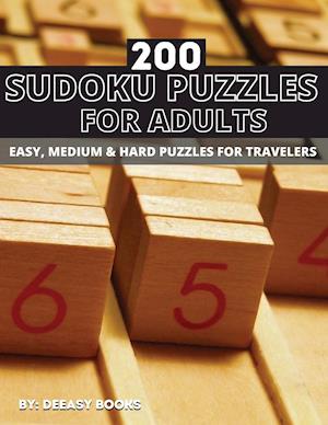 200 Sudoku Puzzles For Adults ,Easy,Medium &Hard