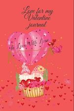 Love for my Valentine journal 