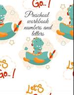 Preschool workbook numbers and letters 