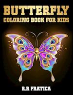 Butterfly coloring book for kids 