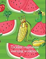 Toddler vegetables learning workbook vegetables 