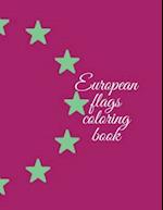 European flags coloring book 