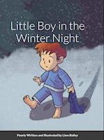 Little Boy in the Winter Night 