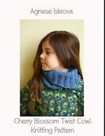 Cherry Blossom Twist Cowl Knitting Pattern