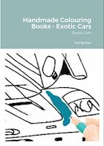 Handmade Colouring Books - Exotic Cars 