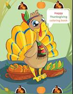 Happy Thanksgiving coloring book 