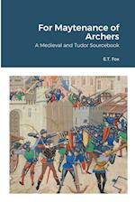 For Maytenance of Archers