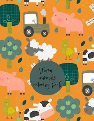 Farm animals coloring book