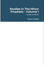 Studies in The Minor Prophets - Volume 1 