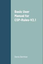 Basic User Manual for CSP-Rules-V2.1 