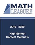 2019-2020 High School Contest Materials 