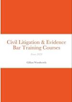 Civil Litigation & Evidence on The Bar Courses from 2020 