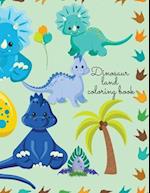 Dinosaur land coloring book 