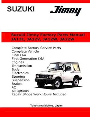 Suzuki Jimny English Factory Parts Manual JA12, JA22W Series