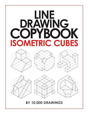 Line Drawing Copybook Isometric Cubes