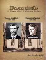 Descendents of Thomas Elliot and Clementine Watson 