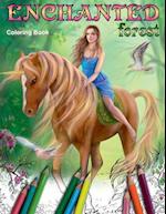 Enchanted Forest. Coloring Book