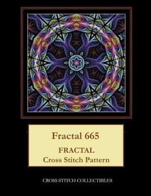 Fractal 665: Fractal Cross Stitch Pattern