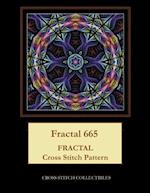 Fractal 665: Fractal Cross Stitch Pattern 