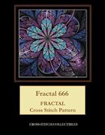 Fractal 666: Fractal Cross Stitch Pattern 