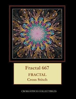 Fractal 667: Fractal Cross Stitch Pattern