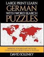 Large Print Learn German with Word Search Puzzles