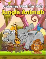 Coloring Book for Kids Jungle Animals