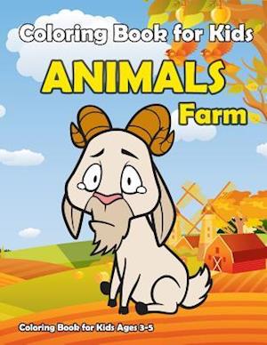 Coloring Book for Kids Animals Farm