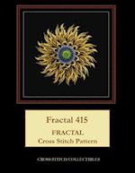 Fractal 415: Fractal Cross Stitch Pattern 